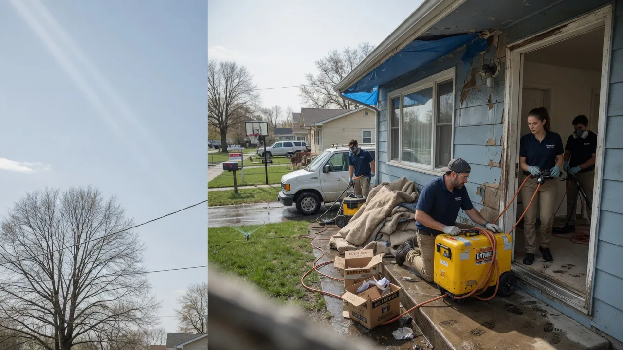 Basement Flood Cleanup in Runnells, IA near me